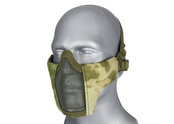 WoSporT Steel Mesh Nylon Lower Face Mask ( ATACS-FG )