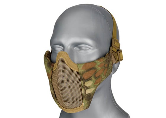 WoSporT Steel Mesh Nylon Lower Face Mask ( MAD )