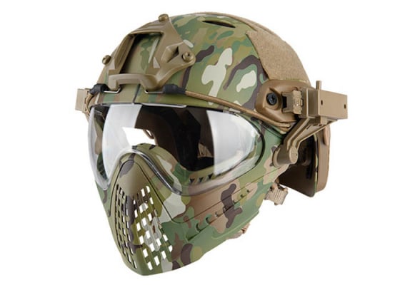 WoSporT Tactical Piloteer Bump Adapter Helmet Mask ( Option )