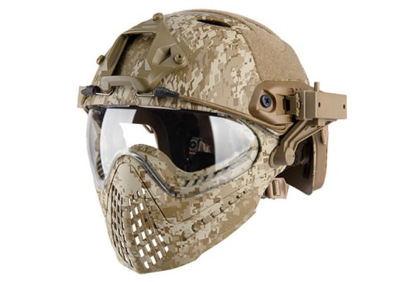 WoSporT Tactical Piloteer Bump Adapter Helmet Mask ( Option )