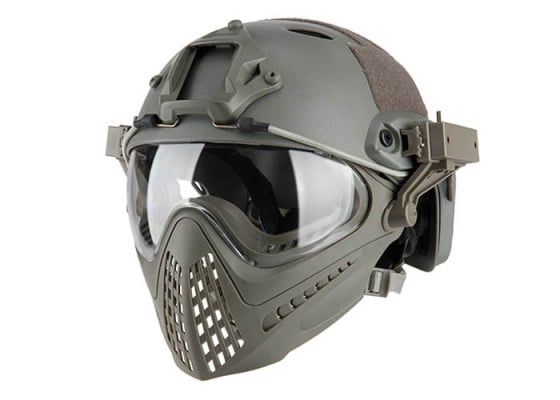 WoSporT Tactical Piloteer Bump Adapter Helmet Mask ( Option )