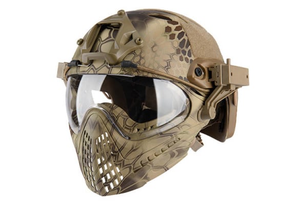 WoSporT Tactical Piloteer Bump Adapter Helmet Mask ( Option )