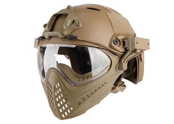 WoSporT Tactical Piloteer Bump Adapter Helmet Mask ( Option )