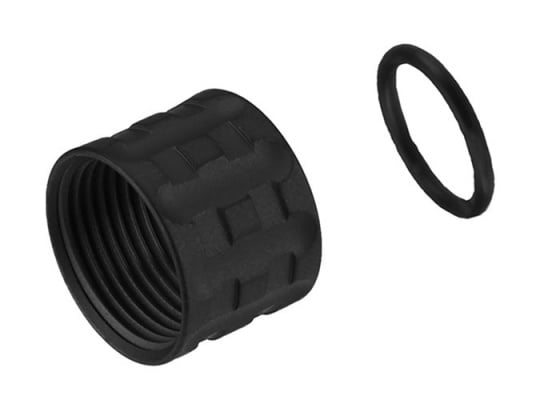 Atlas Custom Works Pillar Full Metal 14mm Thread Protector ( Black )