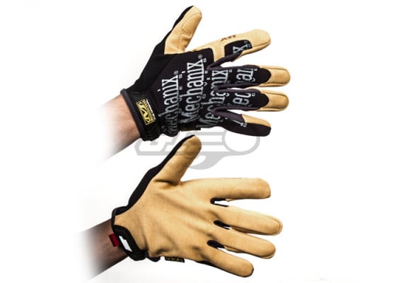 Mechanix Wear Material 4X Original Gloves ( Black & Tan S / M / L )