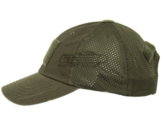 Airsoft GI Tactical Embroidered Mesh Handy Cap ( OD Green )