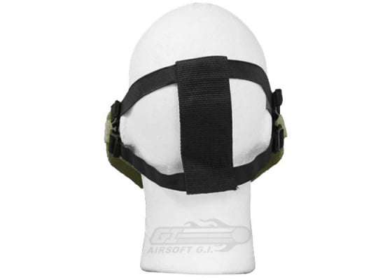 Bravo Strike Steel Half-Face Mesh Mask ( OD Green )