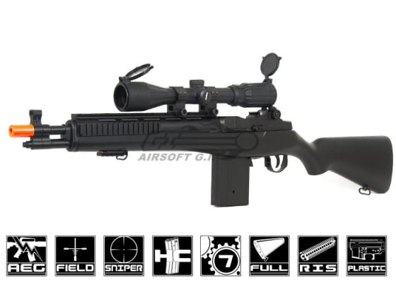 Double Eagle M806A1 M14 RIS Carbine AEG Airsoft Rifle ( Black )