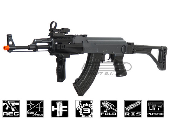 Double Eagle M900E Tactical AK-47 AEG Airsoft Rifle ( Black )