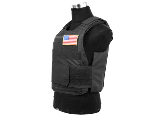 Lancer Tactical Slick Plate Carrier ( Black )