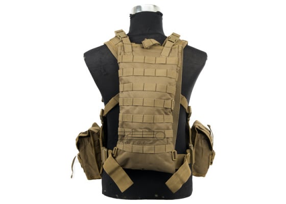 Lancer Tactical Modular Chest Rig ( Tan )