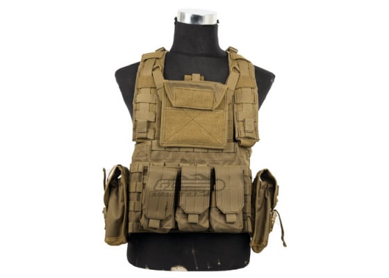 Lancer Tactical Modular Chest Rig ( Tan )