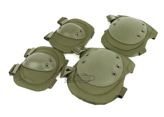 Lancer Tactical Elbow & Knee Pad Set ( OD Green )