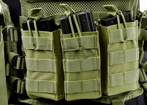 NcSTAR Triple AR and Mag Pouch ( OD Green )