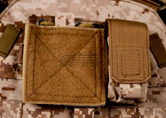 Pantac USA 1000D Cordura Molle Small Admin Pouch ( Desert Digital )