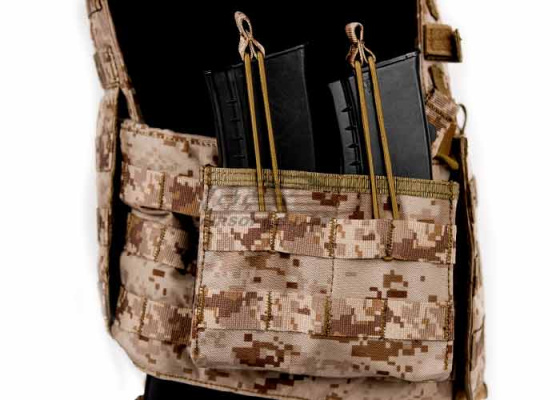 Pantac USA 1000D Cordura Molle EV Universal Double Magazine Pouch ( Desert Digital )