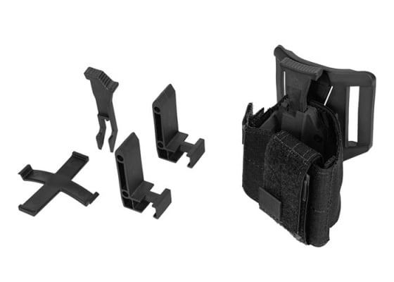 Lancer Tactical Universal Pistol Belt Holster ( Black )