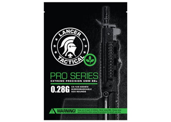 Lancer Tactical Pro Series Biodegradable .28G 600 ct. BBs