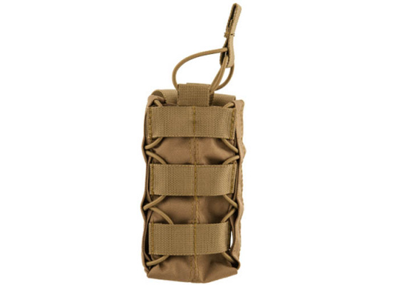 Lancer Tactical Nylon Pouch For Radio / Canteen ( Coyote Brown )