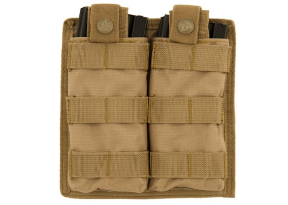 Lancer Tactical Double Pouch MOLLE ( Tan )