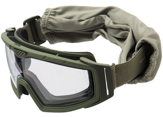 Lancer Tactical Rage Protective Airsoft Goggles (Green/Option)