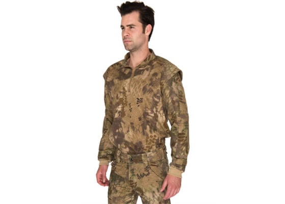 Lancer Tactical Shoulder Armor Combat Shirt ( Lander / XXL )