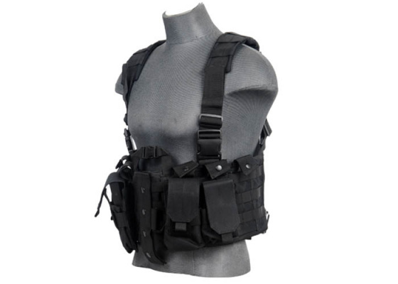 Lancer Tactical M4 Chest Rig MOLLE ( Black )