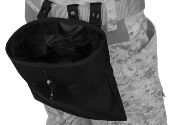 Lancer Tactical Large Foldable Dump Pouch ( Black )