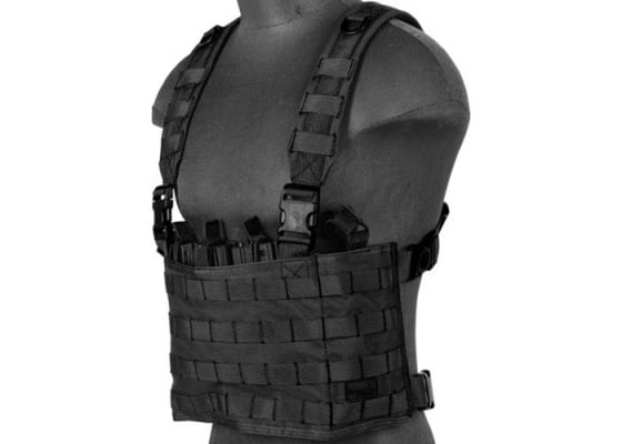 Lancer Tactical Lightweight Chest Rig ( Black )