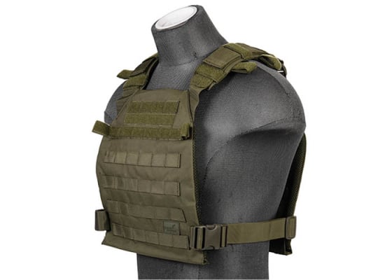 Lancer Tactical Nylon Lightweight Plate Carrier ( OD Green )