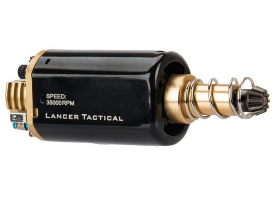 Lancer Tactical Long Type Super High Torque AEG Motor Version 3 ( Black  / Gold )