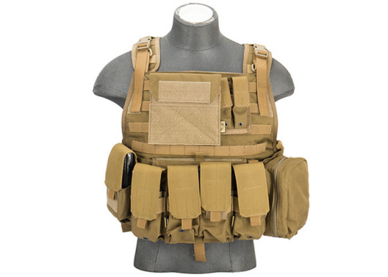 Flyye Industries 1000D Cordura MOLLE Plate Carrier w/ Pouches ( Option ...