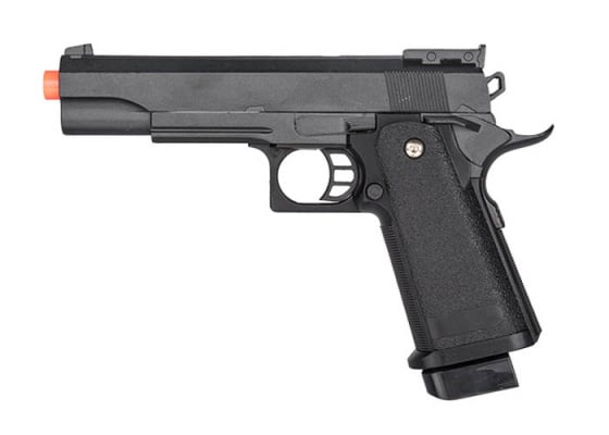 UK Arms G6H Spring Airsoft Pistol w/ Hard Shell Holster ( Black )