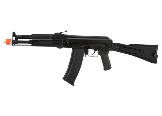 GHK AK74 GK105 Metal Receiver Gas Blowback Airsoft Rifle ( Black )