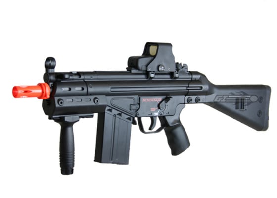 JG T3 SASG FS3 Carbine AEG Airsoft SMG ( Black )