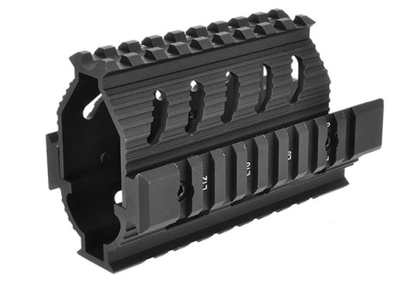 LCT Airsoft AK AEG TX-3 Tactical Free Float RIS Handguard ( Blk )