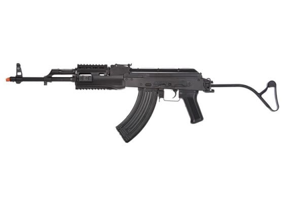 LCT Airsoft TIMS AK47 AEG Rifle With Folding Wire Stock ( Black )