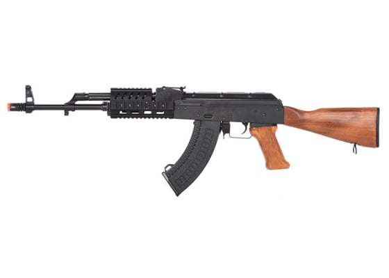 LCT Airsoft TX-63 / AK-63 RIS AEG Rifle ( Real Wood )