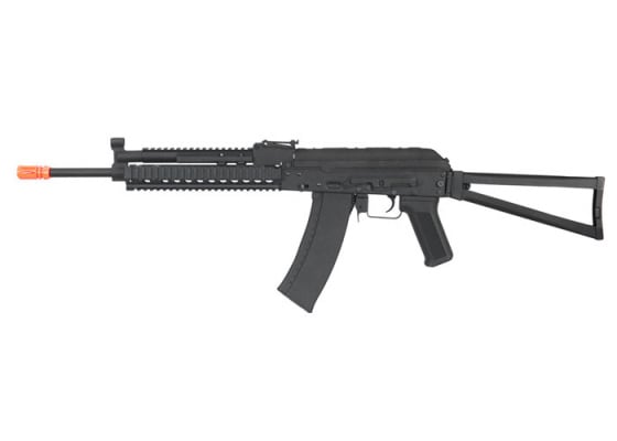 Lancer Tactical Full Metal AK-74 KTR RIS AEG Airsoft Rifle ( Black )