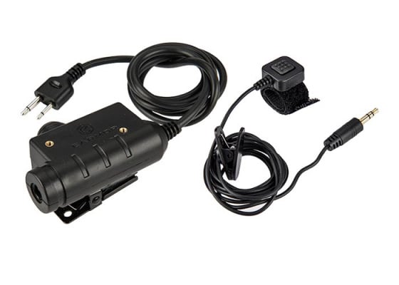 OPSMEN Tactical Earmor PTT Military Adapter PTT for ICOM ( Black )