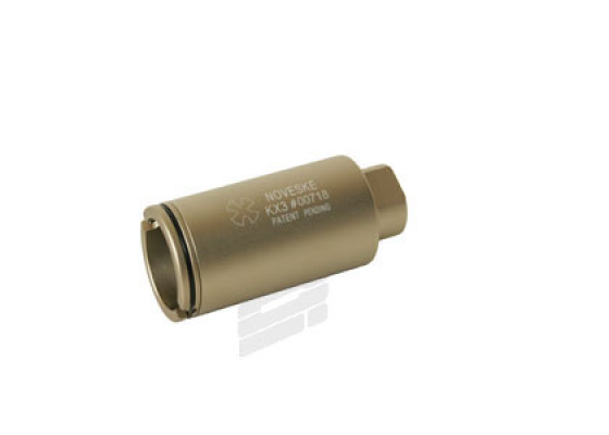 Madbull Noveske KX3 Adjustable Amplifier CCW Flash Hider ( Tan )