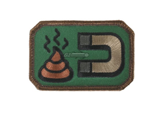 Mil-Spec Monkey Poop Magnet Velcro Patch ( Forest )