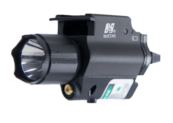 NcSTAR 200L Pistol Flashlight & Green Laser & QD Mount