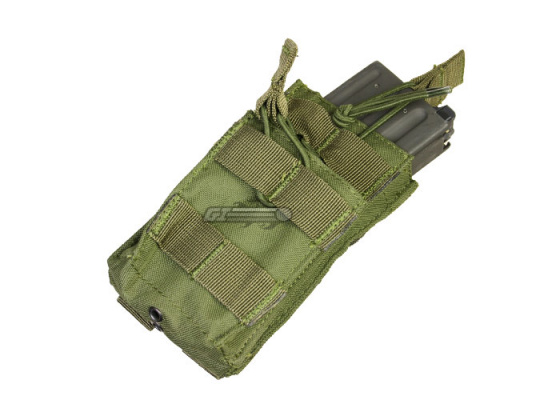 Condor Outdoor MOLLE Single M4 Open Top Stacker Magazine Pouch ( OD Green )