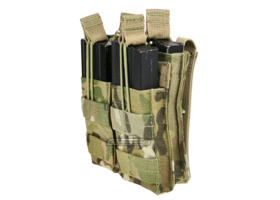 Condor Outdoor Double Stacker Open-Top M4 Magazine MOLLE Pouch ( Multicam )