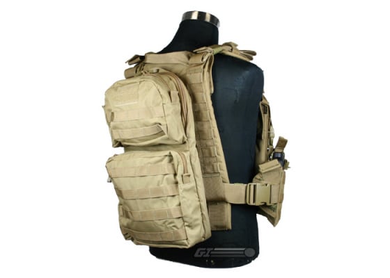 Condor Outdoor MPS Combat Chest Armor Tactical Vest ( Black )