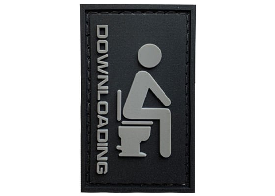 G-Force Downloading Toilet PVC Morale Patch ( Option )