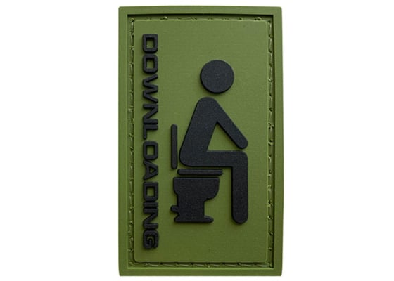 G-Force Downloading Toilet PVC Morale Patch ( Option )