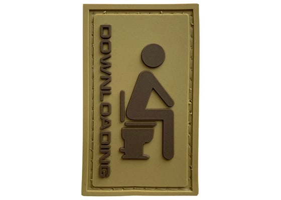 G-Force Downloading Toilet PVC Morale Patch ( Option )