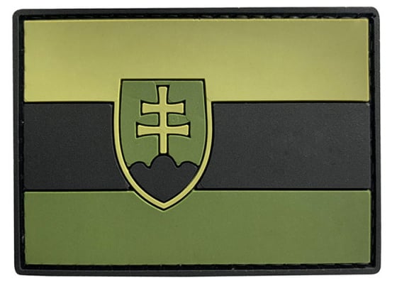 G-Force Slovakia Flag PVC Morale Patch ( Green )